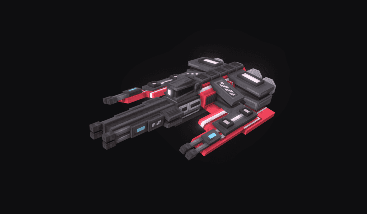 Red Spacecraft